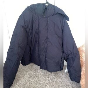 Black FasionNova Puffer Jacket